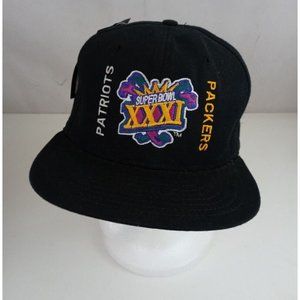 NWT New Era Team NFL Patriots Packers Super Bowl XXXI Snapback Baseball Cap